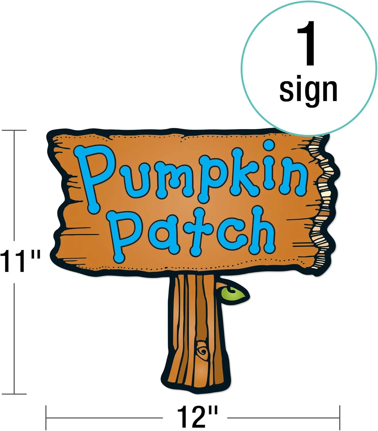 Carson Dellosa 32pc Pumpkin Patch Farmhouse Bulletin Board Set, Scarecrow, Pumpkins