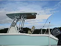 Carver 5' T-Shade T-Top Shade Extension - White