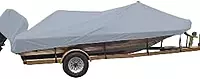 Carver Industries 77218S-11 Styled-to-Fit Boat Cover for Wide Bass Style Boats - 18'6", Mist Gray