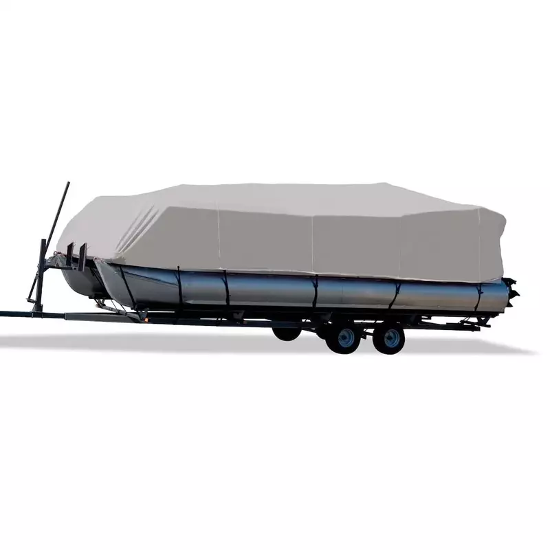 CSR 78009 Flex-Fit Cover for Pontoon Boats - 20' to 22', Haze Gray