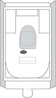 CSR 78009 Flex-Fit Cover for Pontoon Boats - 20' to 22', Haze Gray