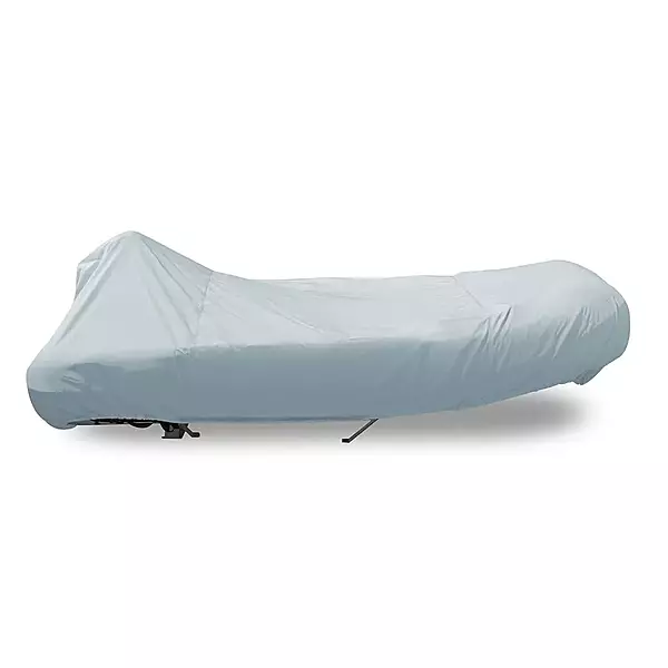 Carver Poly-Flex II Styled-to-Fit Boat Cover f/9.5' Blunt Nose Inflatable Boats - Grey