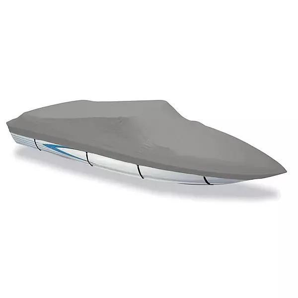 Carver 7INF12BF10 Poly-Flex II Boat Cover for Blunt Nose Inflatable Boat, Slate Grey