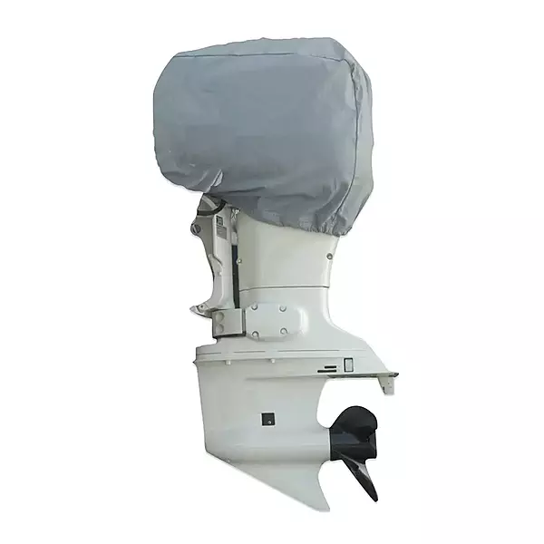 Carver Industries 70001F-10 Universal Outboard Motor Cover - 10 HP to 35 HP, Slate Gray