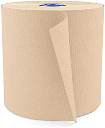 Cascades® For Tandem® 1-Ply Paper Towels, 100% Recycled, Natural, 775' Per Roll, Pack Of 6 Rolls