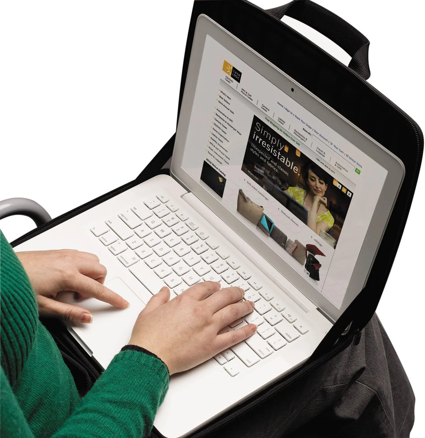 Case Logic 13.3" Molded Laptop Sleeve (QNS-113-BLACK)