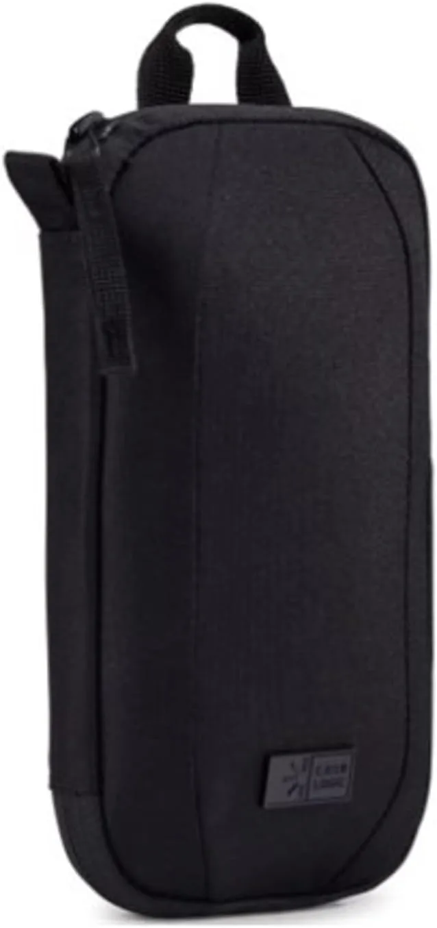 Case Logic Polyester Invigo Small Electronic Case, 9-1/8"H x 4-1/2"W x 2-1/4"D, 66% Recycled, Black