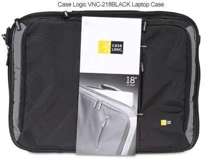 Case Logic VNC-218 18-Inch Laptop Case, Black (3200926)