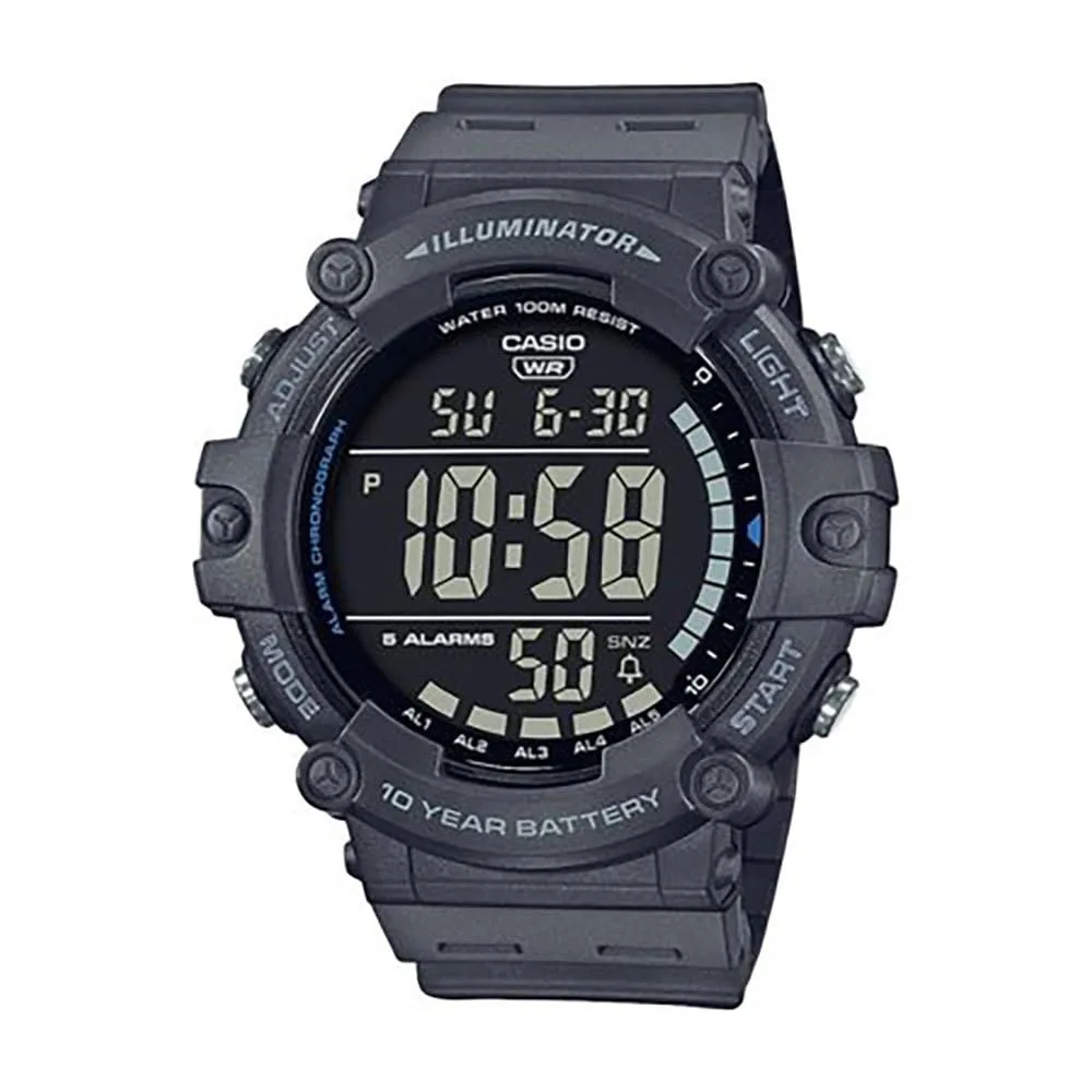 CASIO Illuminator AE1500WH Series Men's Digital Watch | 10-Year Battery, LED Backlight, 100m Water Resistance