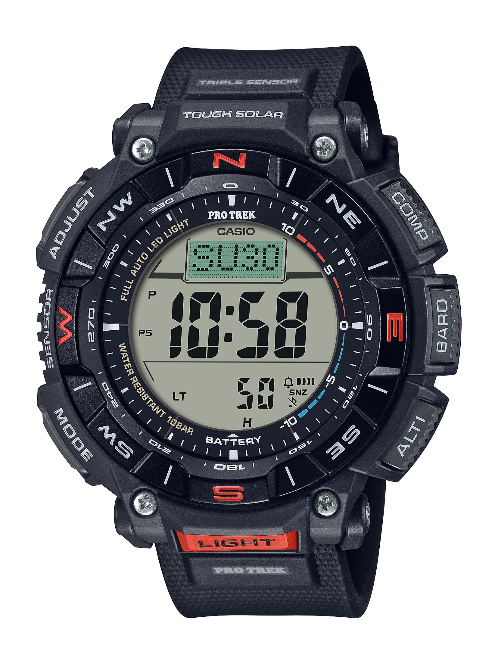 CASIO PRG340 Series Pro Trek Tough Solar Triple Sensor Outdoor Watch