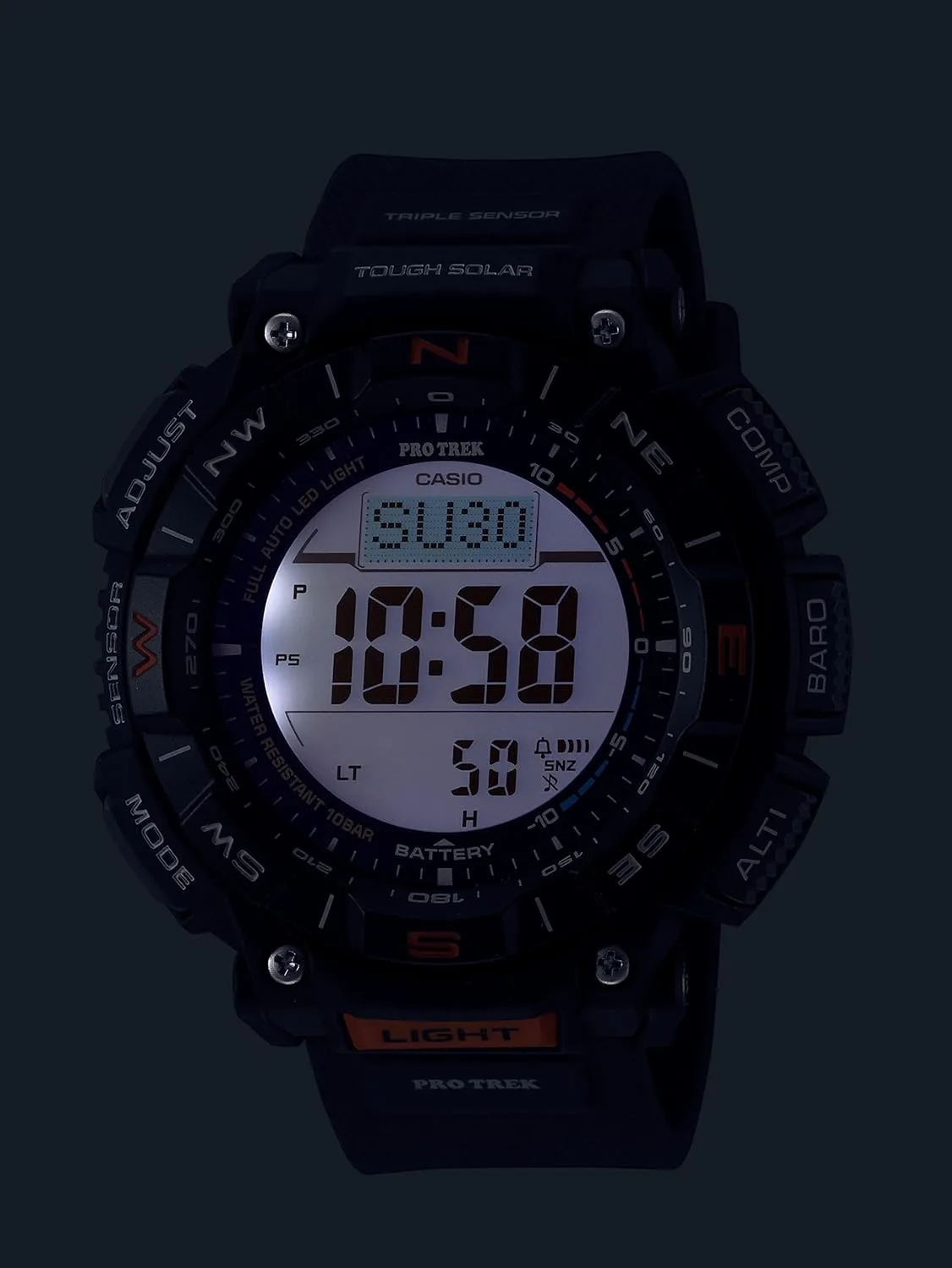 CASIO PRG340 Series Pro Trek Tough Solar Triple Sensor Outdoor Watch