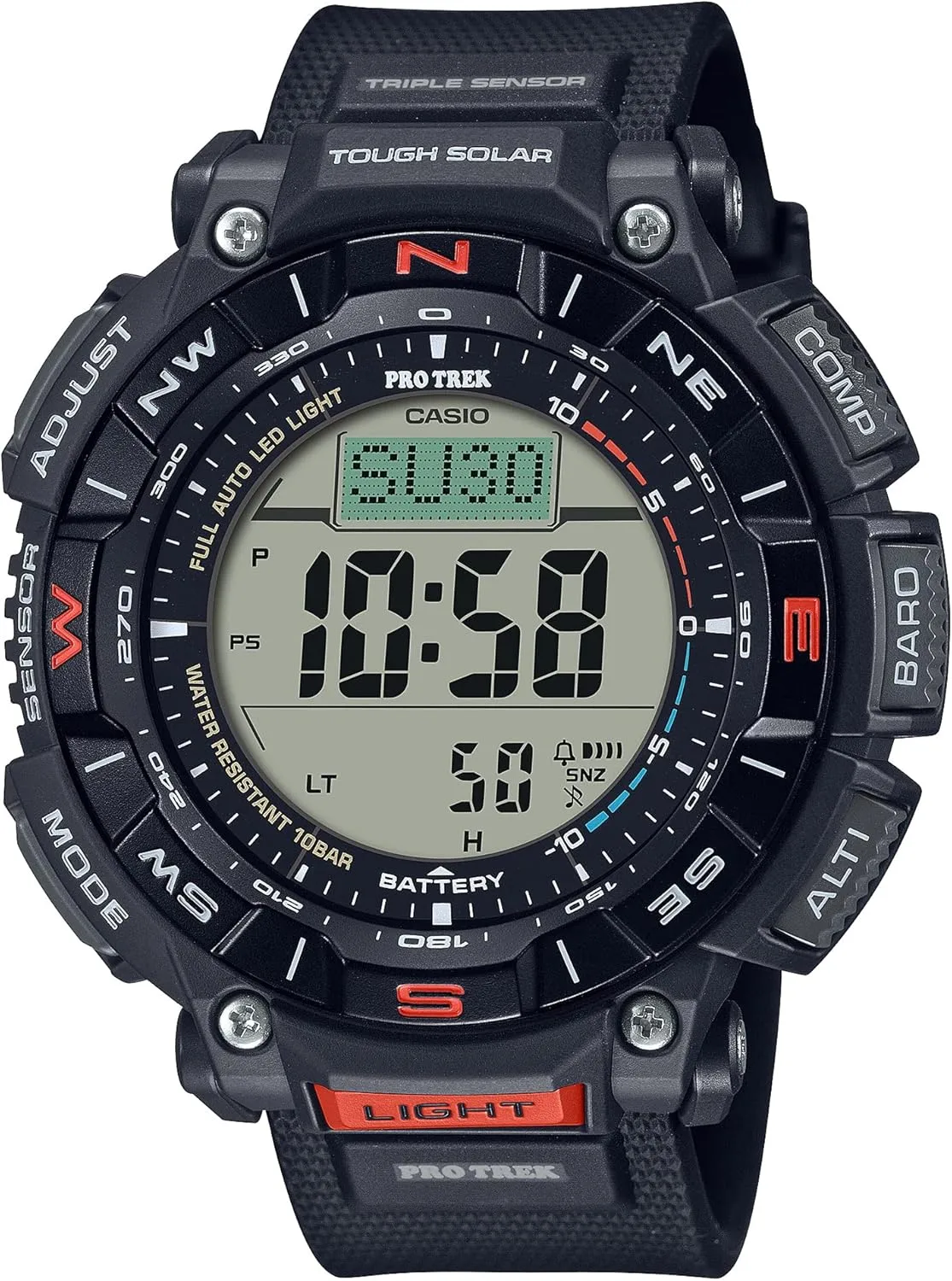 CASIO PRG340 Series Pro Trek Tough Solar Triple Sensor Outdoor Watch