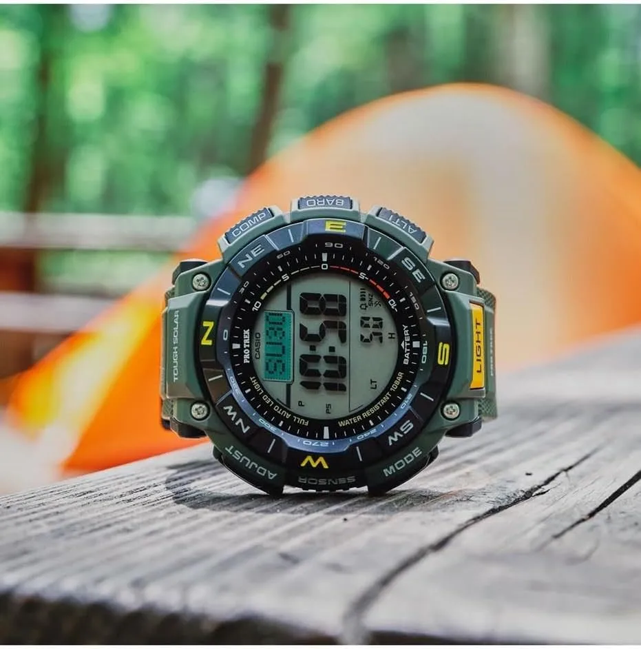 CASIO PRG340 Series Pro Trek Tough Solar Triple Sensor Outdoor Watch