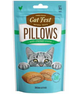 Cat Fest Pillows With Chicken Cream Cat Fest Pillows With Chicken Cream