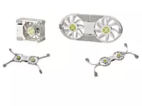 Folding Laptop stand with USB Fan