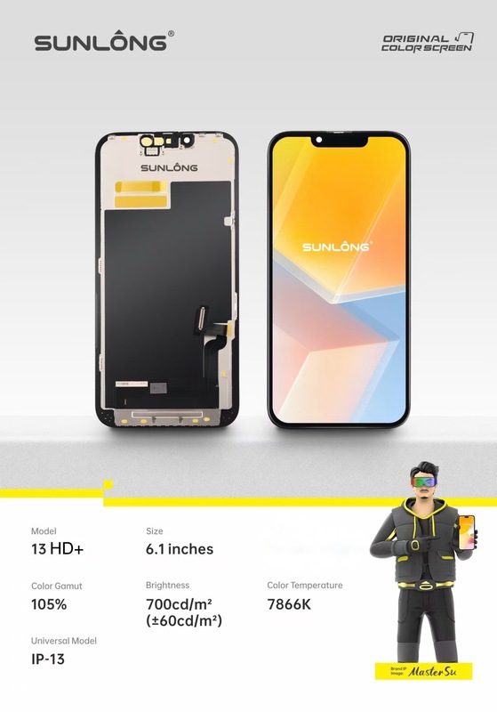 SUNLONG iPhone 13 HD+ LCD Screen Replacement 6.1 Inch