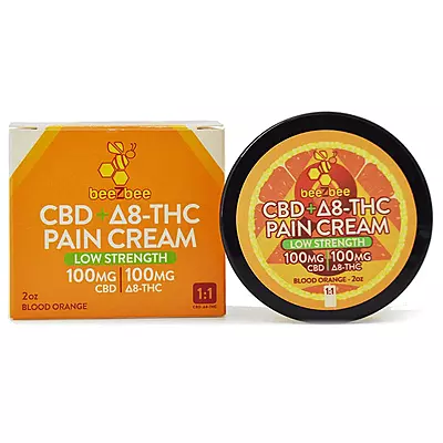 Delta-8 THC Pain Cream, Low Strength | 1 Jar Delta-8 THC Pain Cream, Low Strength | 1 Jar