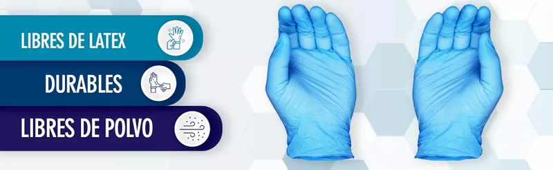 Guantes de Nitrilo Desechables 1000 Piezas