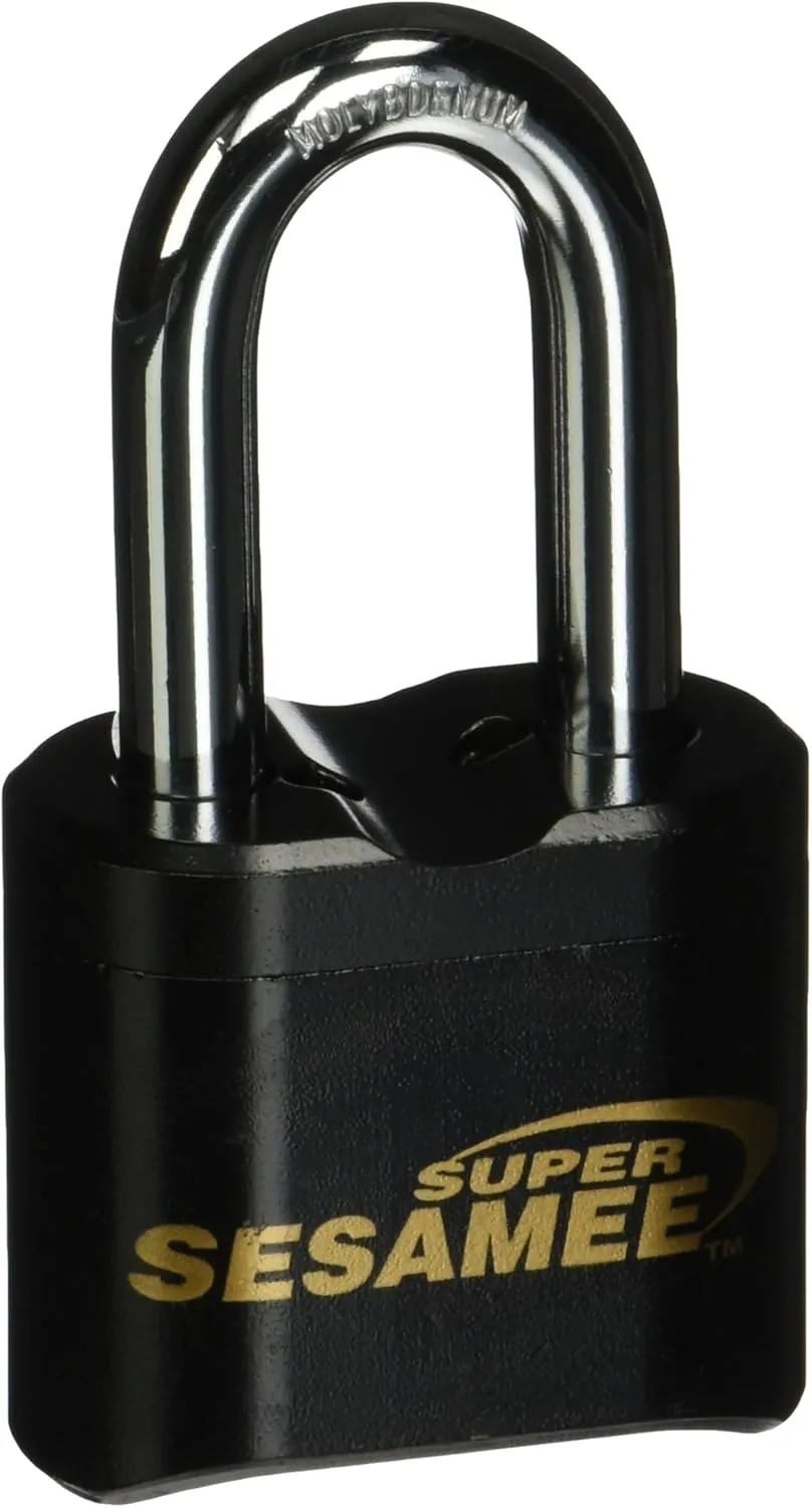 CCL Sesamee 4 Dial Bottom Resettable Combination Brass Padlock