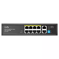 Cudy 8 Port Fast Ethernet PoE 115W 2 Gigabit Switch | FS1010PG