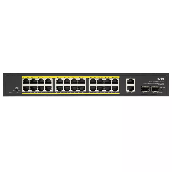 Cudy 24 Port Gigabit PoE 280W 2 Gigabit 2SFP Switch | GS1026PS2