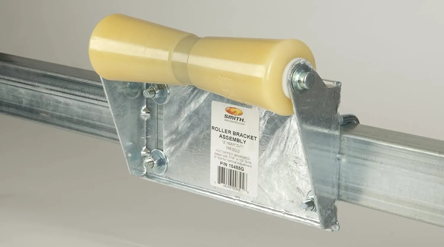 CE Smith - Trailer 10455G Galvanized Roller Bracket Assembly - Sturdy Boating Accessory - 12"