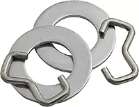 CE Smith - 10980 Retainer Rings and Washers for Wobble Roller - Zinc-Plated Boat Accessories