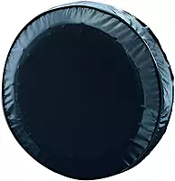 CE Smith - 27420 Spare Tire Cover - Durable, Vinyl Tire Cover with Elastic Trim - 13"- Black
