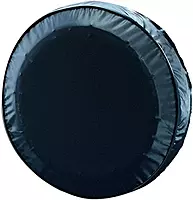 CE Smith - 27420 Spare Tire Cover - Durable, Vinyl Tire Cover with Elastic Trim - 13"- Black