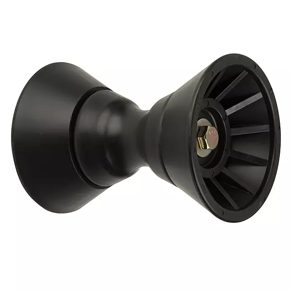 CE Smith - 29333 Bow Bell Roller Assembly - Durable Marine Tool - 4" Wide - 1/2" Shaft - Black