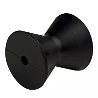 CE Smith 29541 Rubber Bow Roller - 4" Diameter, 3-3/4" Wide - Black