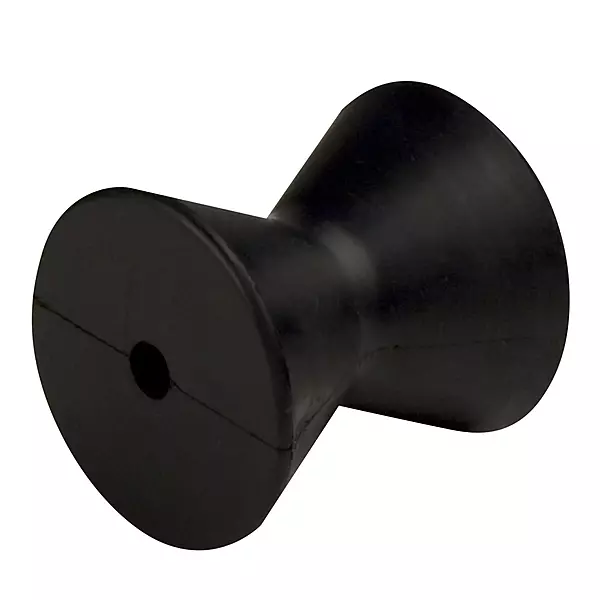 CE Smith 29541 Rubber Bow Roller - 4" Diameter, 3-3/4" Wide - Black