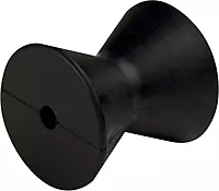 CE Smith 29541 Rubber Bow Roller - 4" Diameter, 3-3/4" Wide - Black