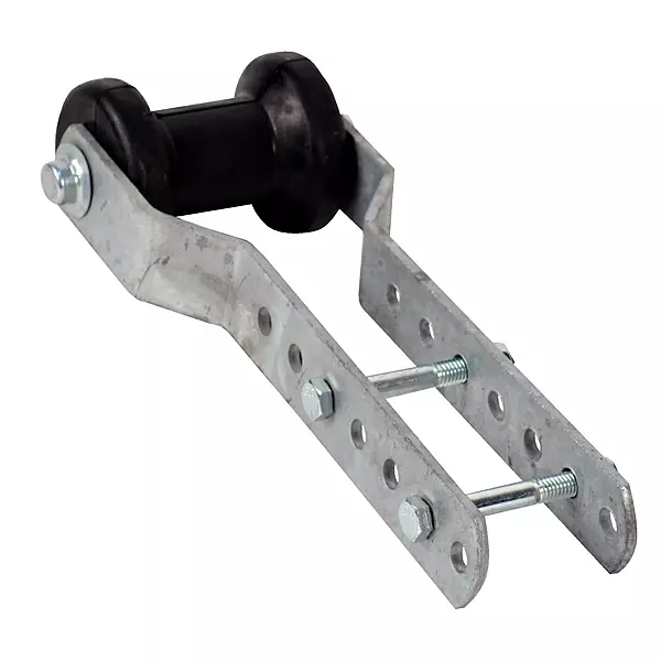 CE Smith - Trailer Adjustable Keel Roller Bracket Assembly - Durable Boat Trailer Accessory - 2" - Black (32005G)