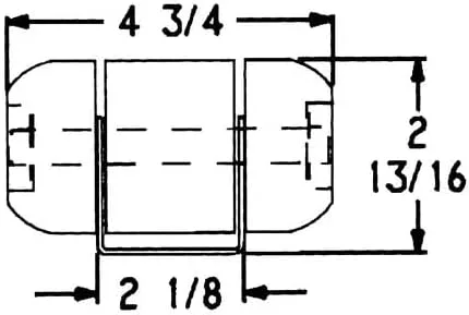 CE Smith Trailer Roller Bunk-Replacement Parts and Accessories for your Ski Boat, Fishing Boat or Sailboat Trailer 4'