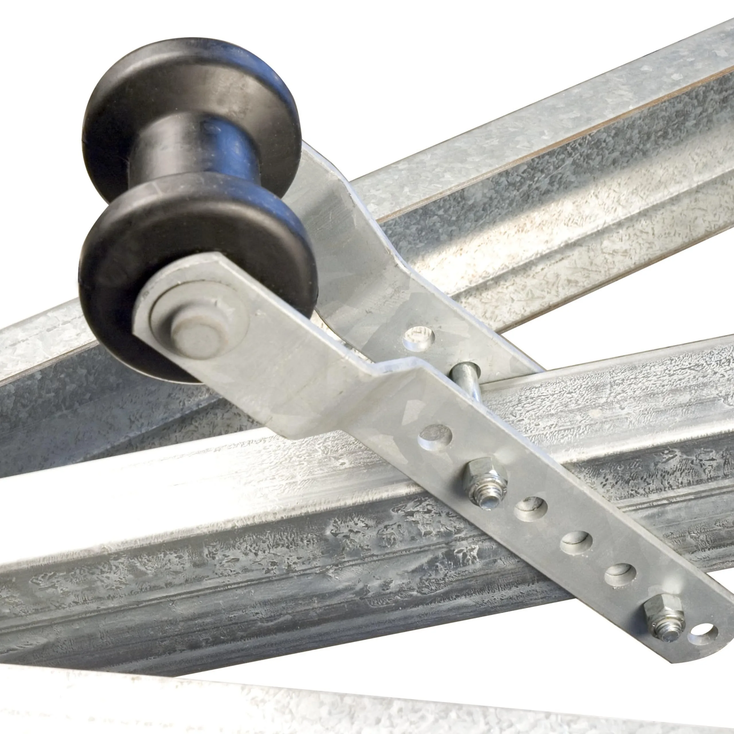 CE Smith - Trailer Adjustable Keel Roller Bracket Assembly - Durable Boat Trailer Accessory - 3" - Black (32003G)