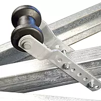 CE Smith - Trailer Adjustable Keel Roller Bracket Assembly - Durable Boat Trailer Accessory - 3" - Black (32003G)