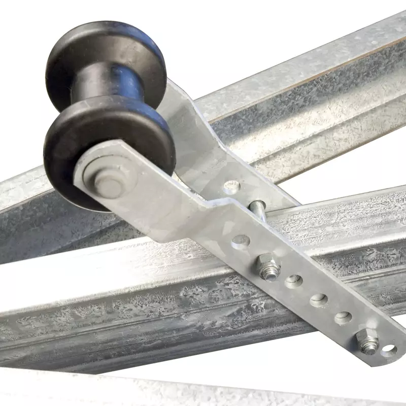 CE Smith - Trailer Adjustable Keel Roller Bracket Assembly - Durable Boat Trailer Accessory - 3" - Black (32003G)
