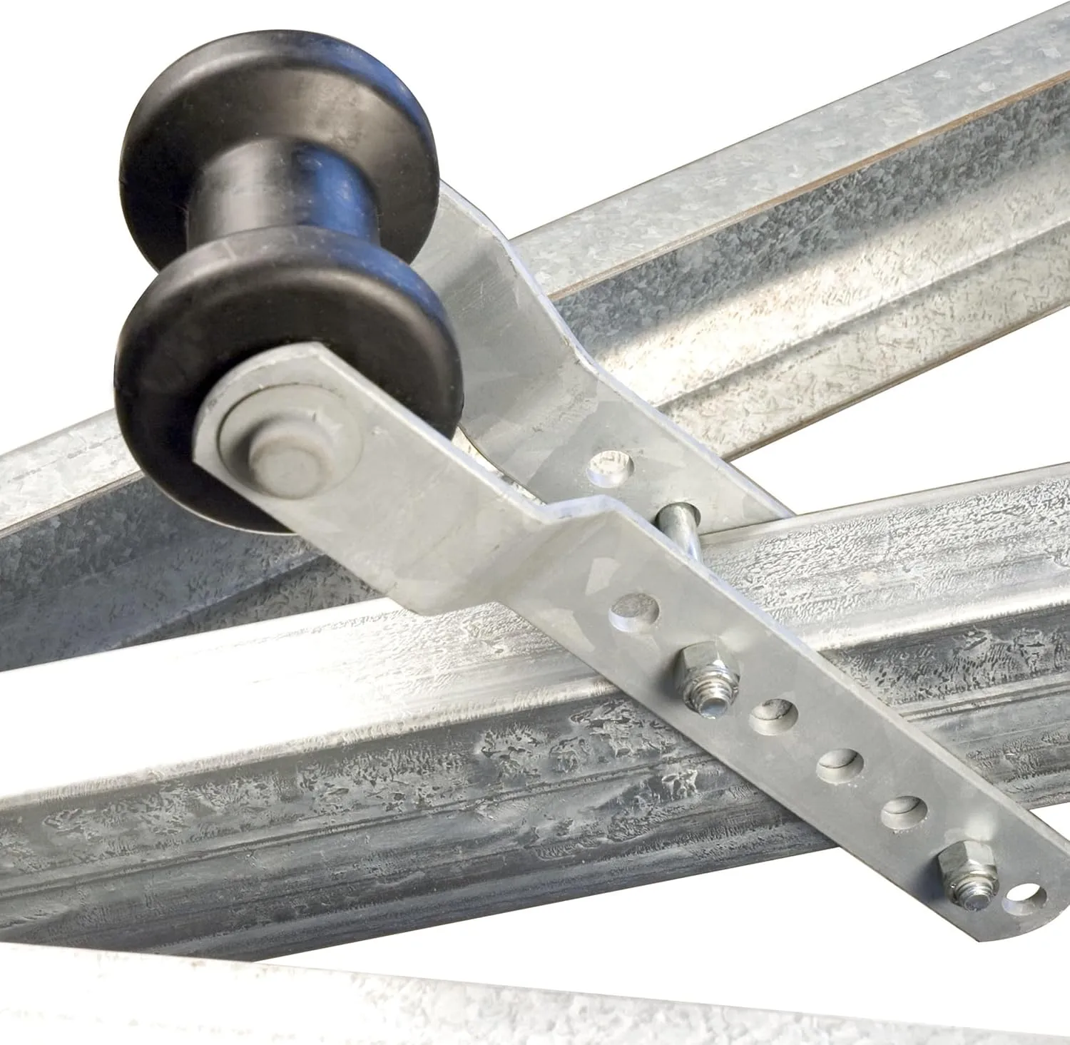CE Smith - Trailer Adjustable Keel Roller Bracket Assembly - Durable Boat Trailer Accessory - 3" - Black (32003G)