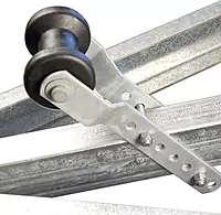 CE Smith - Trailer Adjustable Keel Roller Bracket Assembly - Durable Boat Trailer Accessory - 3" - Black (32003G)