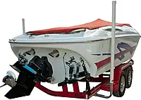 C.E. Smith Post Guide-On w/Unlighted Posts f/U-Bolt Mounting 75", 27636