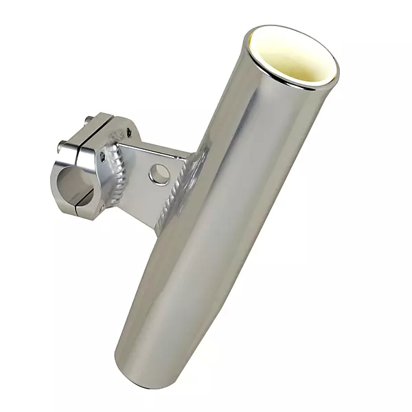 CE Smith - Aluminum Rod Holder - Boat Rod Holder with Horizontal Clamp - Fits 1.05" OD Rails (53700)