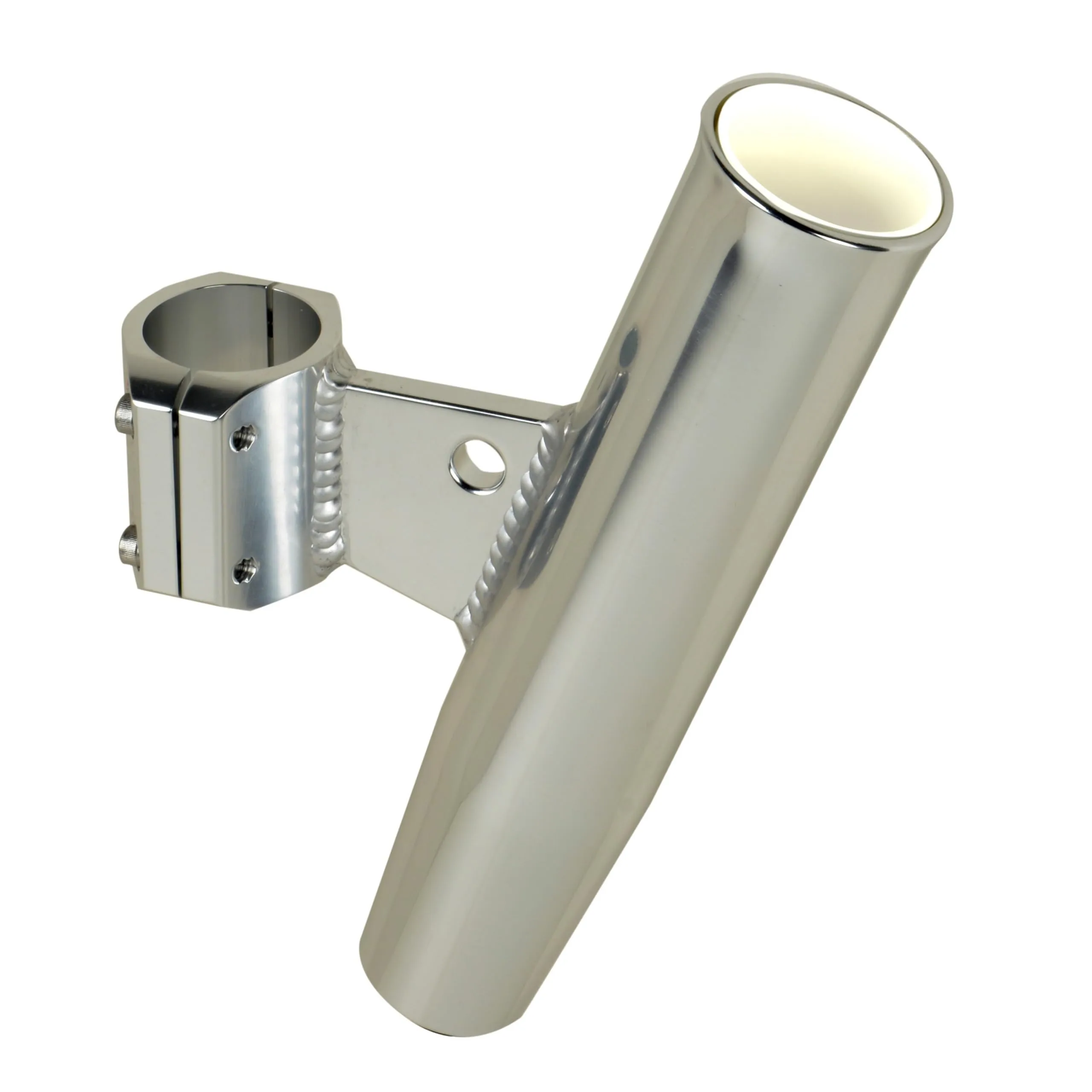 CE Smith - Aluminum Rod Holder - Boat Rod Holder with Horizontal Clamp - Fits 1.315" OD Rails (53715)