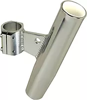 CE Smith - Aluminum Rod Holder - Boat Rod Holder with Horizontal Clamp - Fits 1.315" OD Rails (53715)