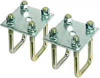 CE Smith - Axle Tie Plate Kit - 2 Tie Plates, 4 U-Bolts, 8 Nuts and Lock Washers for 1-1/2" Square Axle