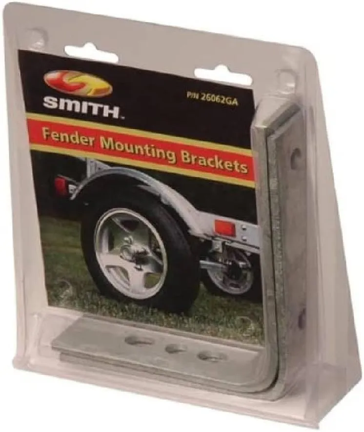 CE Smith - Axle Tie Plate Kit - 2 Tie Plates, 4 U-bolts & 8 Nuts & Lock Washers for 2" Square Axle