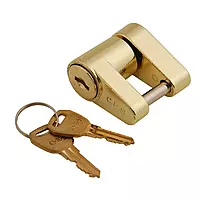 CE Smith Brass Coupler Lock - Trailer Coupler Lock for Trailer Accessories