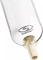 C.E. Smith Flush Mount Rod Holder - 0 Degree & 9" Depth - Stainless Steel - Cast Bottom - White Vinyl Liner