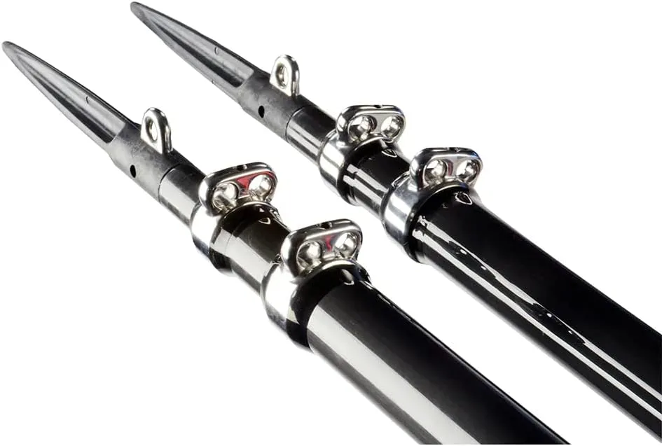 C.E. Smith Gen3 Carbon Fiber Outriggers - Black - 22' - Pair
