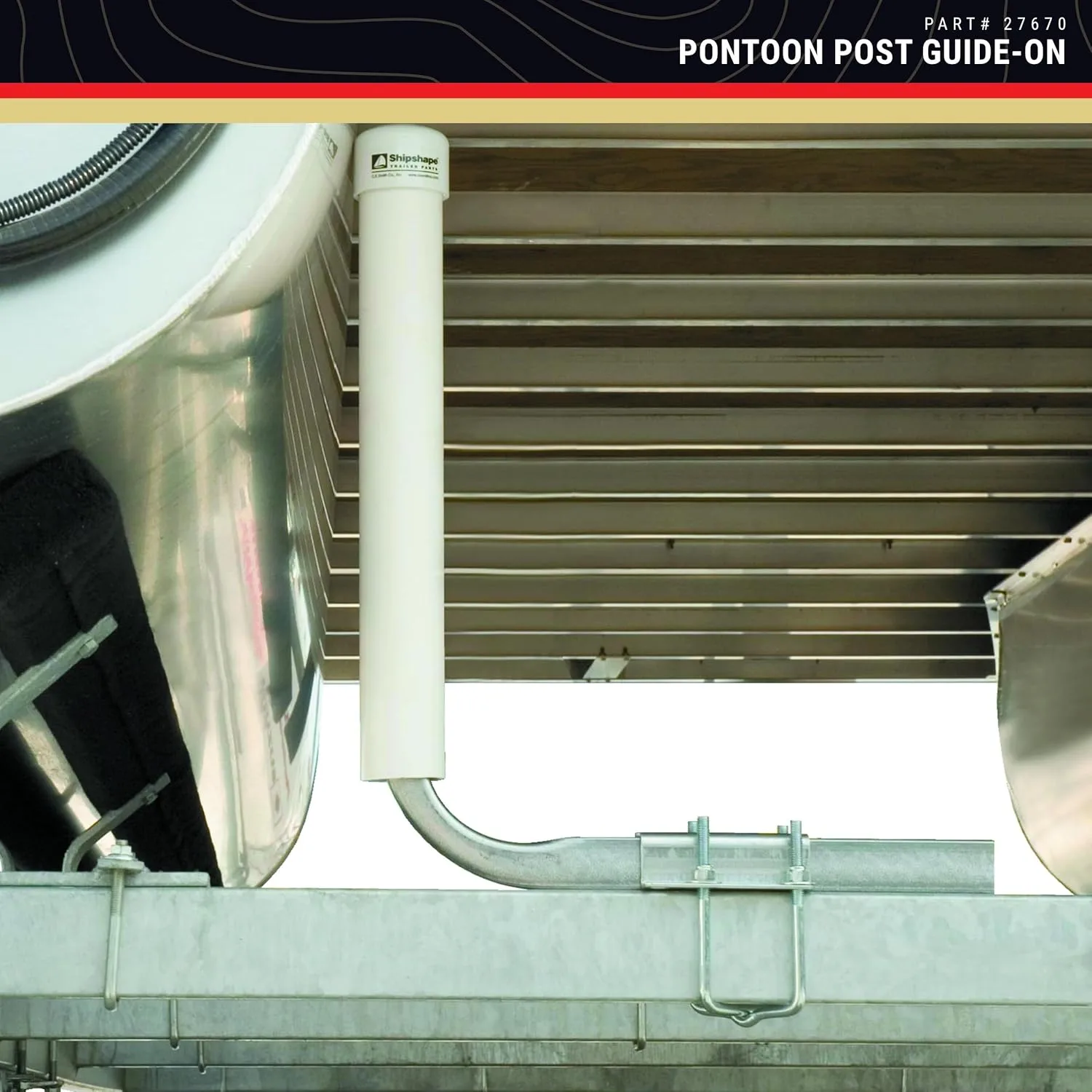 CE Smith - Guide-On Post Pontoon - Sturdy, Easy to Install Boat Trailer Accessories